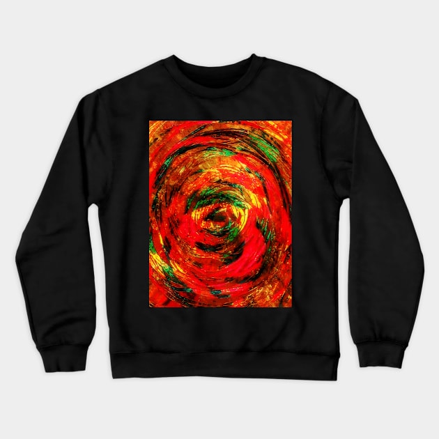 Red Tunnel Crewneck Sweatshirt by SpieklyArt